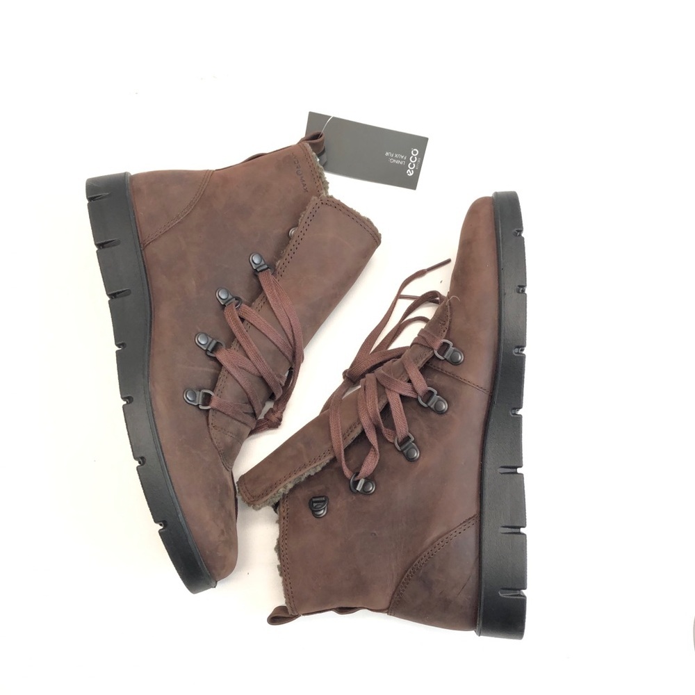 ECCO Bella Chocolate Oil Nubuck Ankle Boot